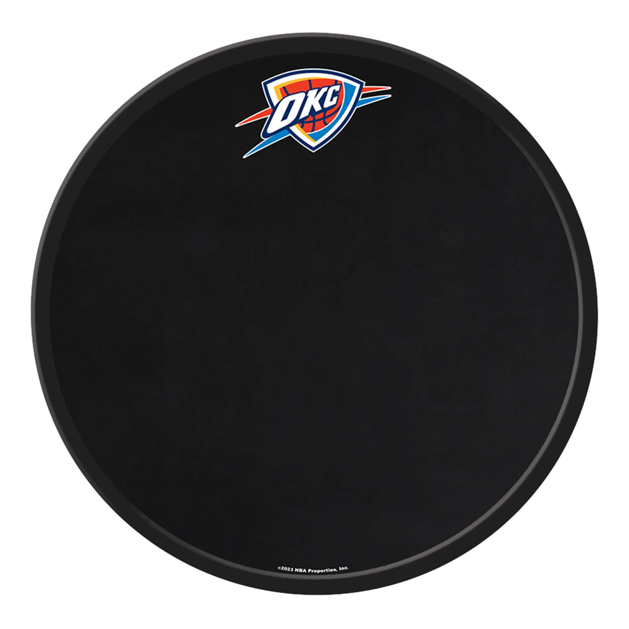 Oklahoma City Thunder: Modern Disc Chalkboard
