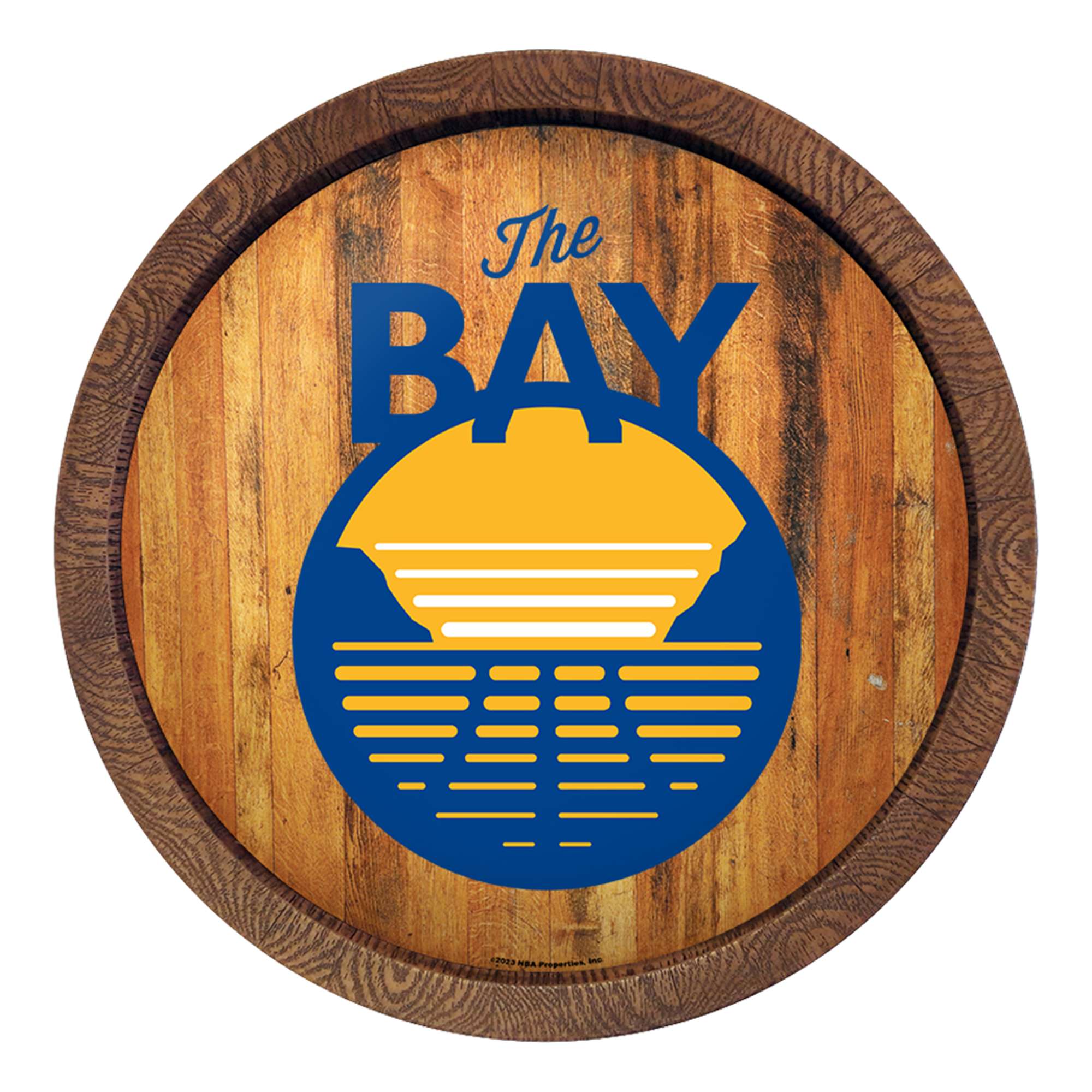 Golden State Warriors: Logo - "Faux" Barrel Top Sign    