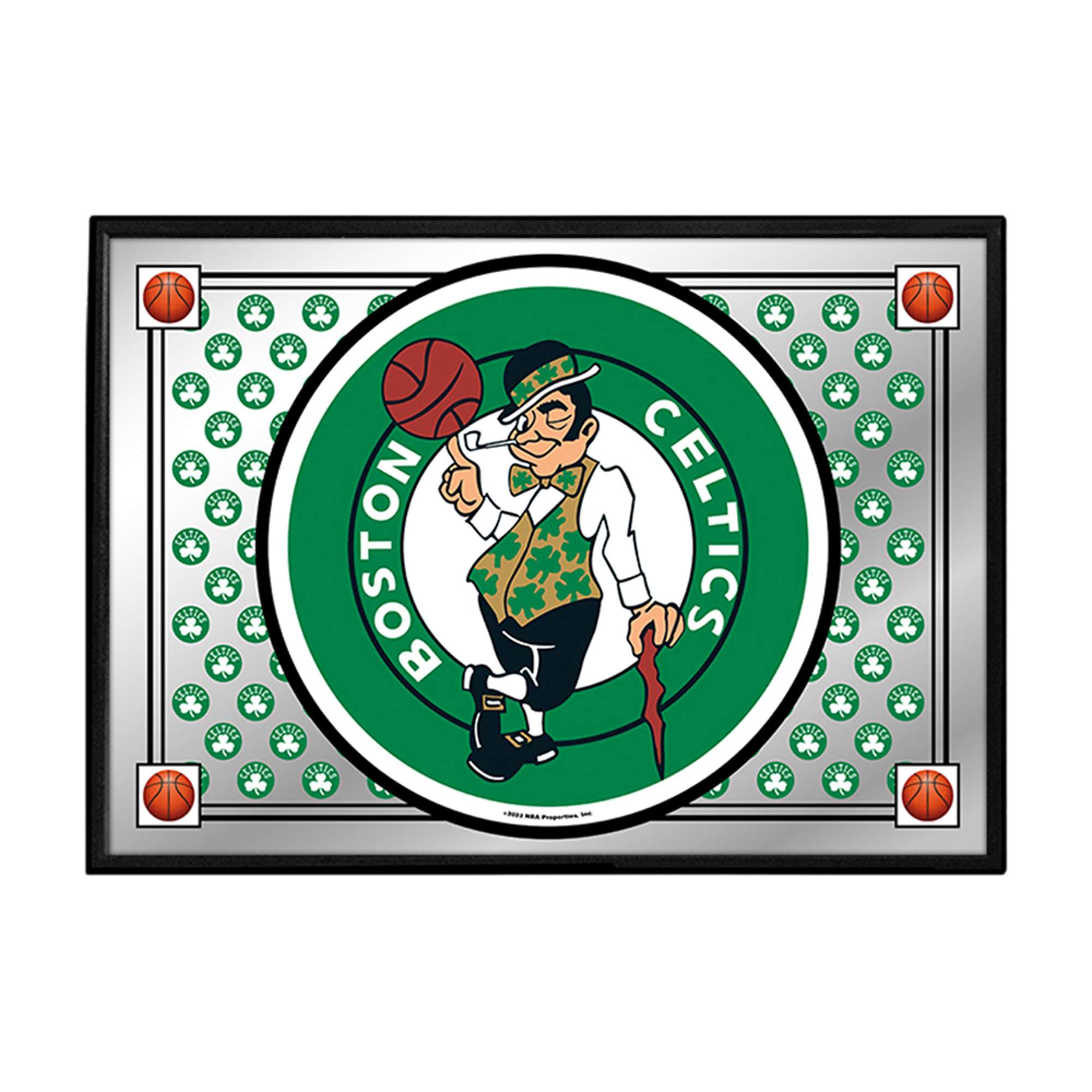 Boston Celtics: Team Spirit - Framed Mirrored Wall Sign    