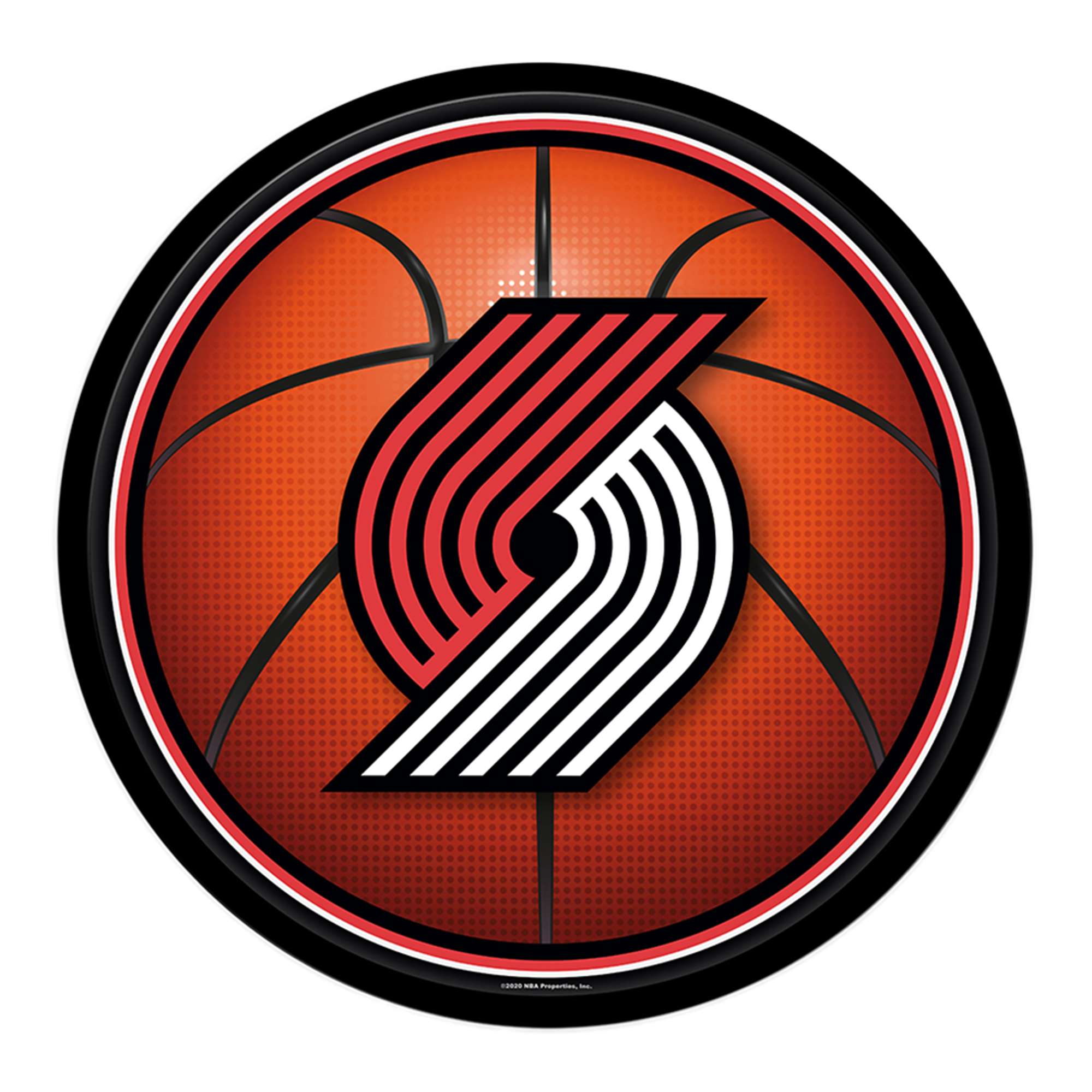 Portland Trail Blazers: Basketball - Modern Disc Wall Sign