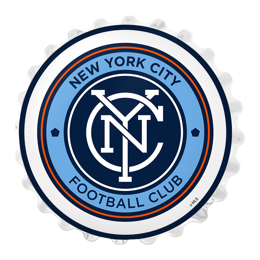New York City FC: Bottle Cap Wall Light  