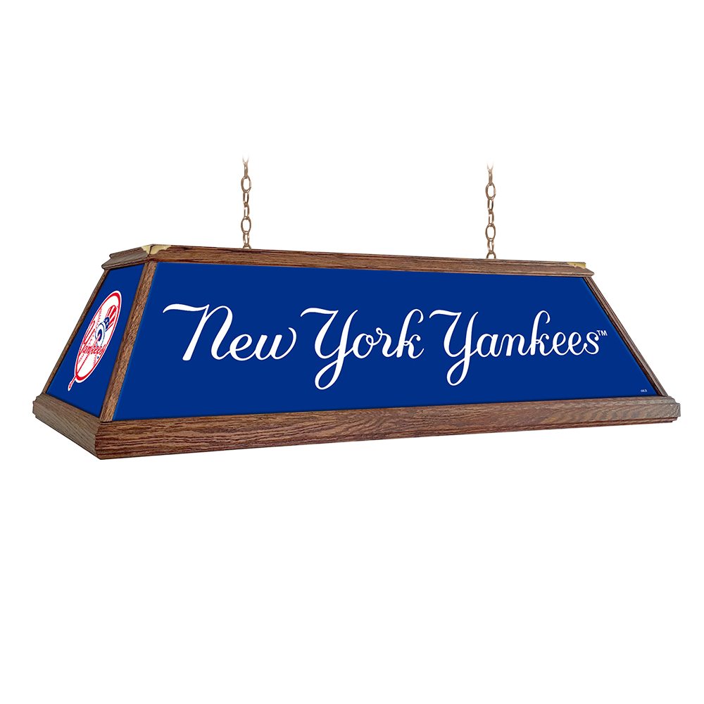 New York Yankees Premium Wood Pool Table Light  