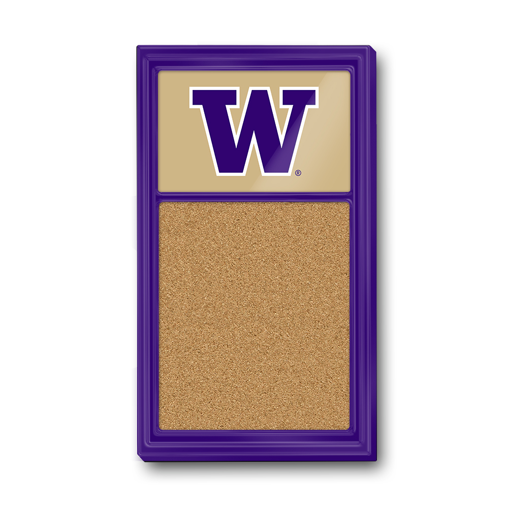 Washington Huskies Cork Note Board  