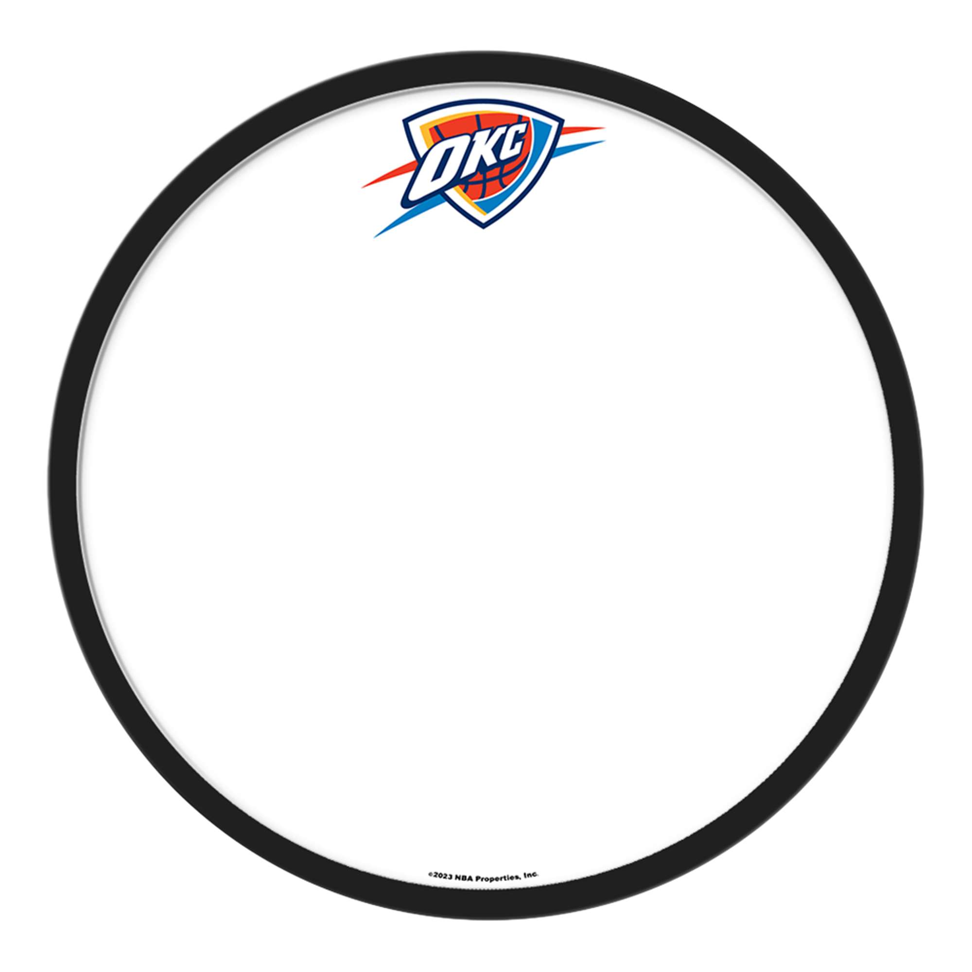 Oklahoma City Thunder: Modern Disc Dry Erase Wall Sign