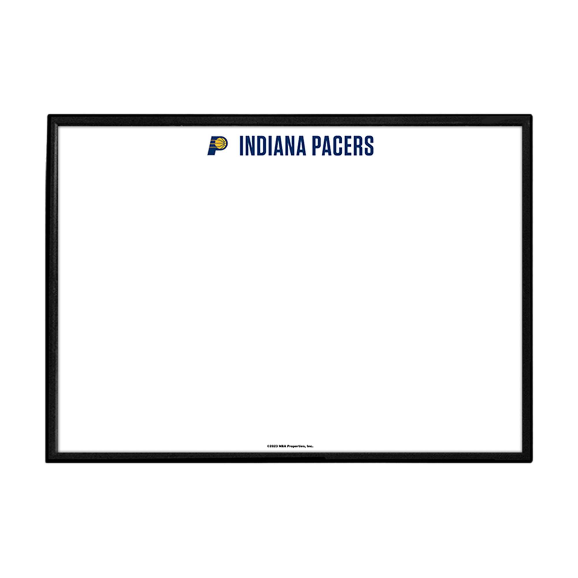 Indiana Pacers: Framed Dry Erase Wall Sign