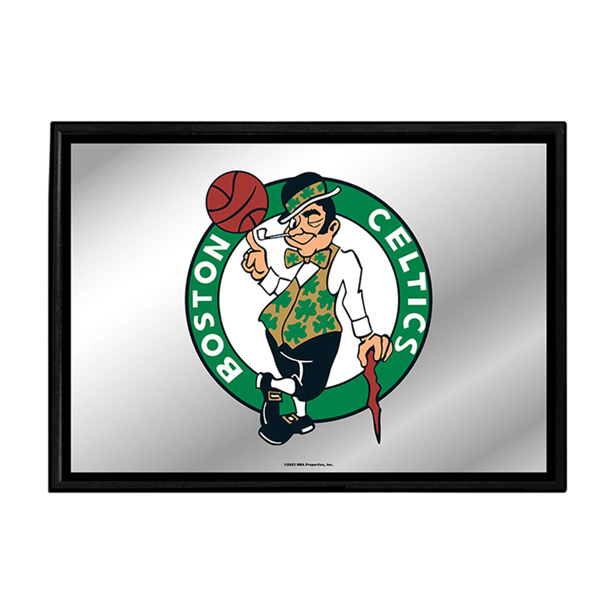 Boston Celtics: Framed Mirrored Wall Sign