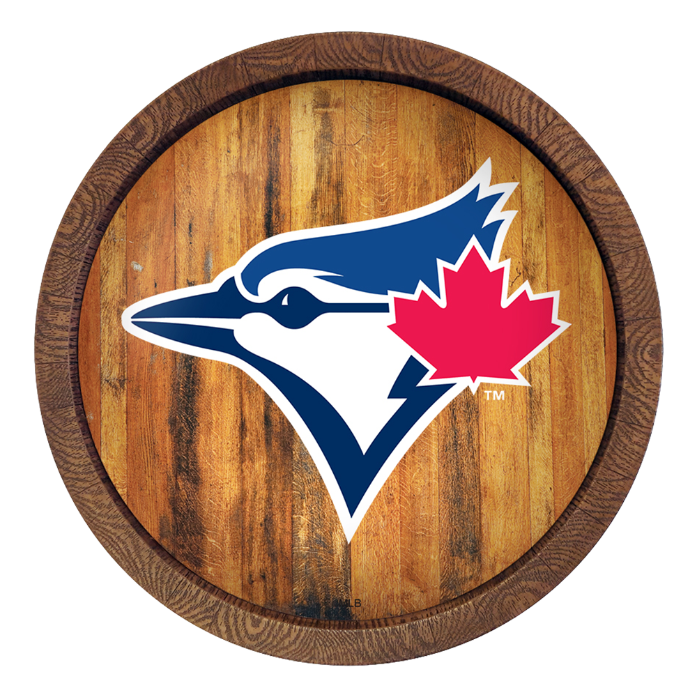Toronto Blue Jays Logo - "Faux" Barrel Top Sign  