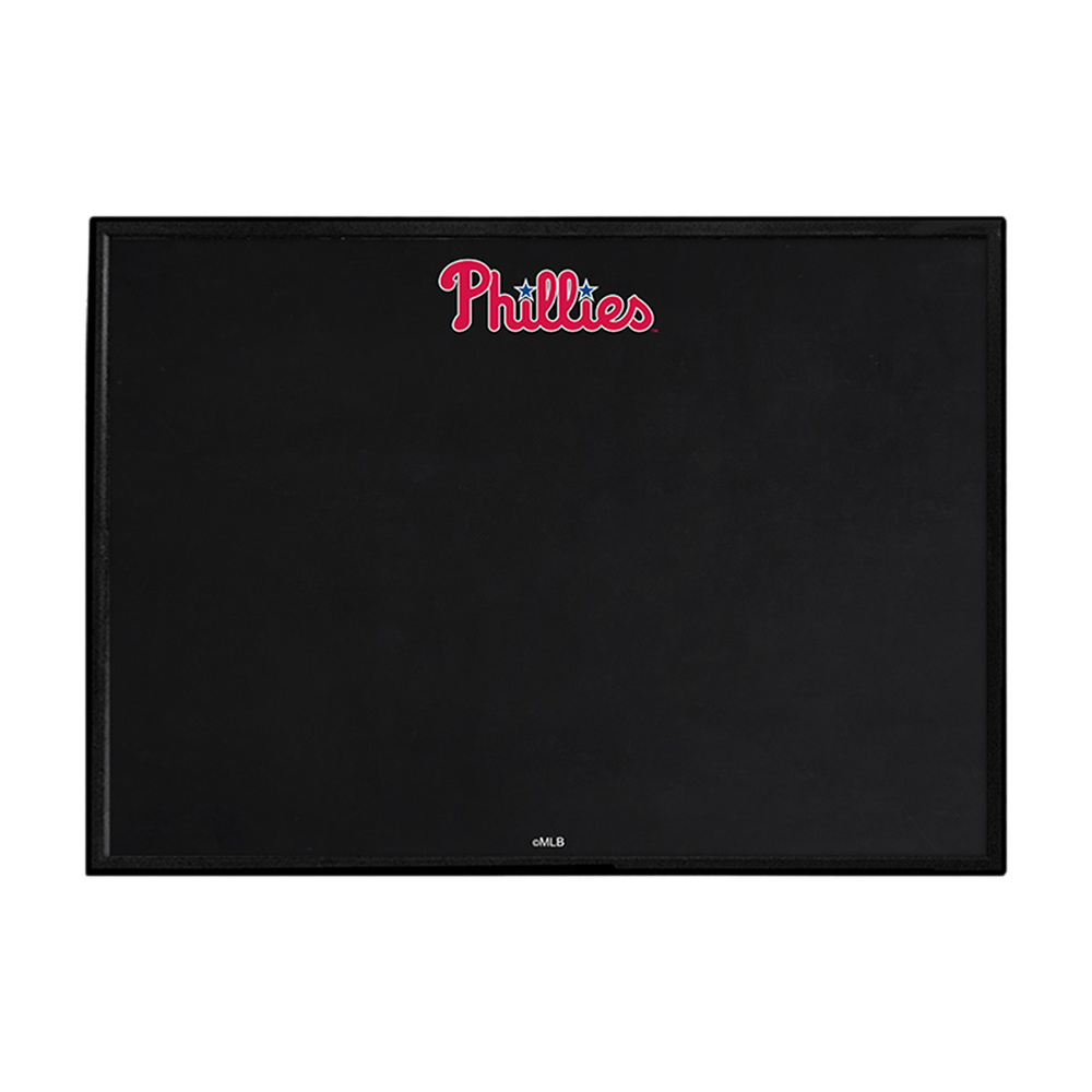 Philadelphia Phillies Wordmark - Framed Chalkboard  