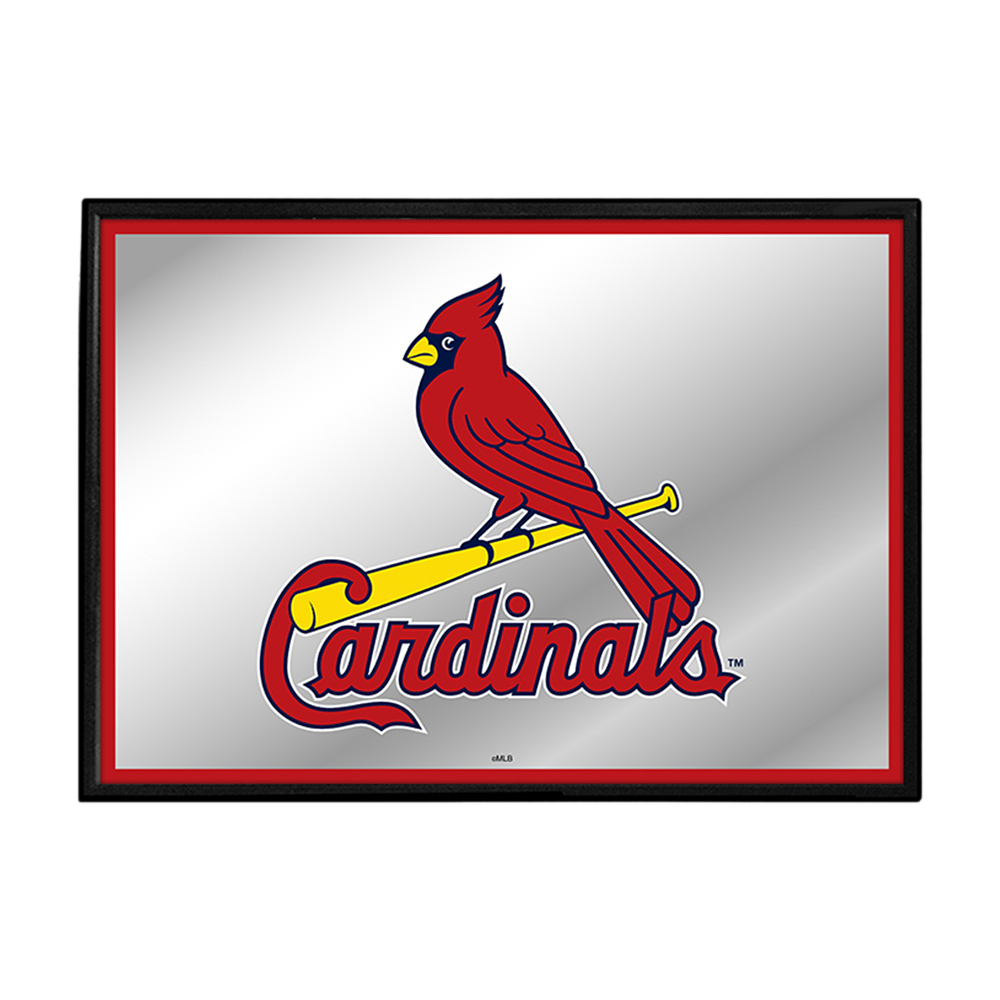 St. Louis Cardinals Framed Mirrored Wall Sign  