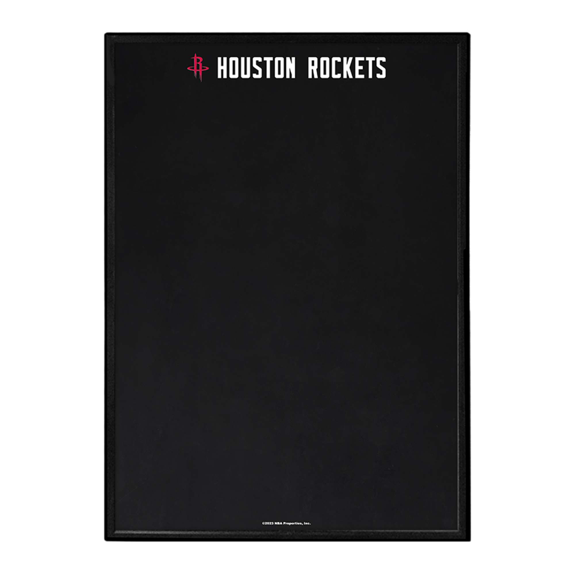 Houston Rockets: Framed Chalkboard