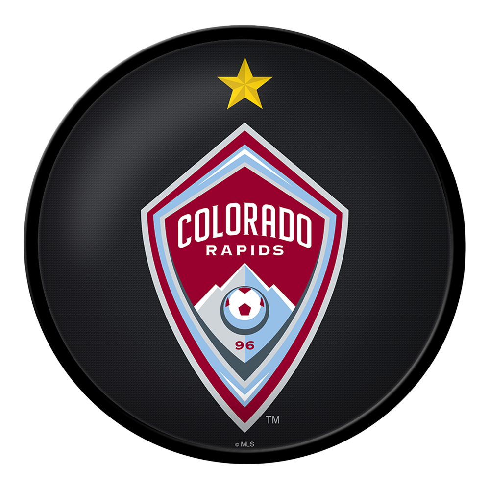 Colorado Rapids: Modern Disc Wall Sign