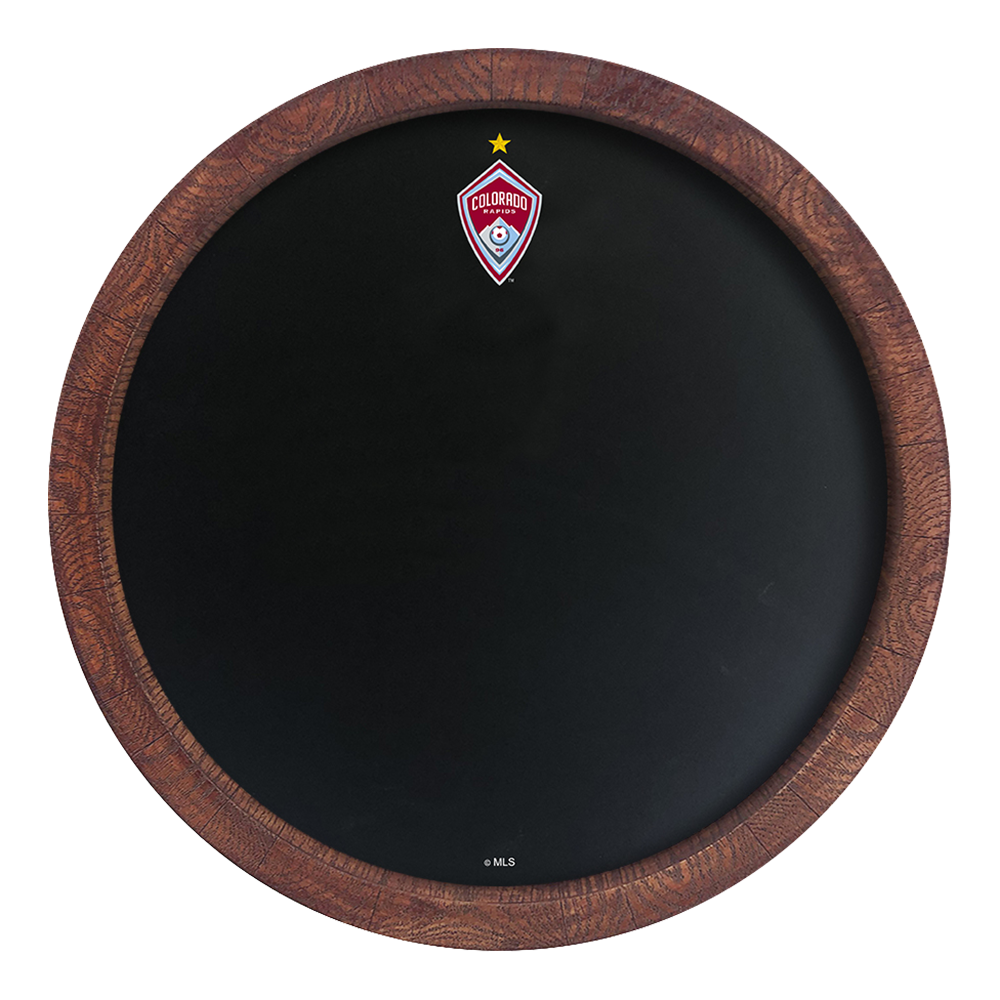 Colorado Rapids: Chalkboard "Faux" Barrel Top Sign  