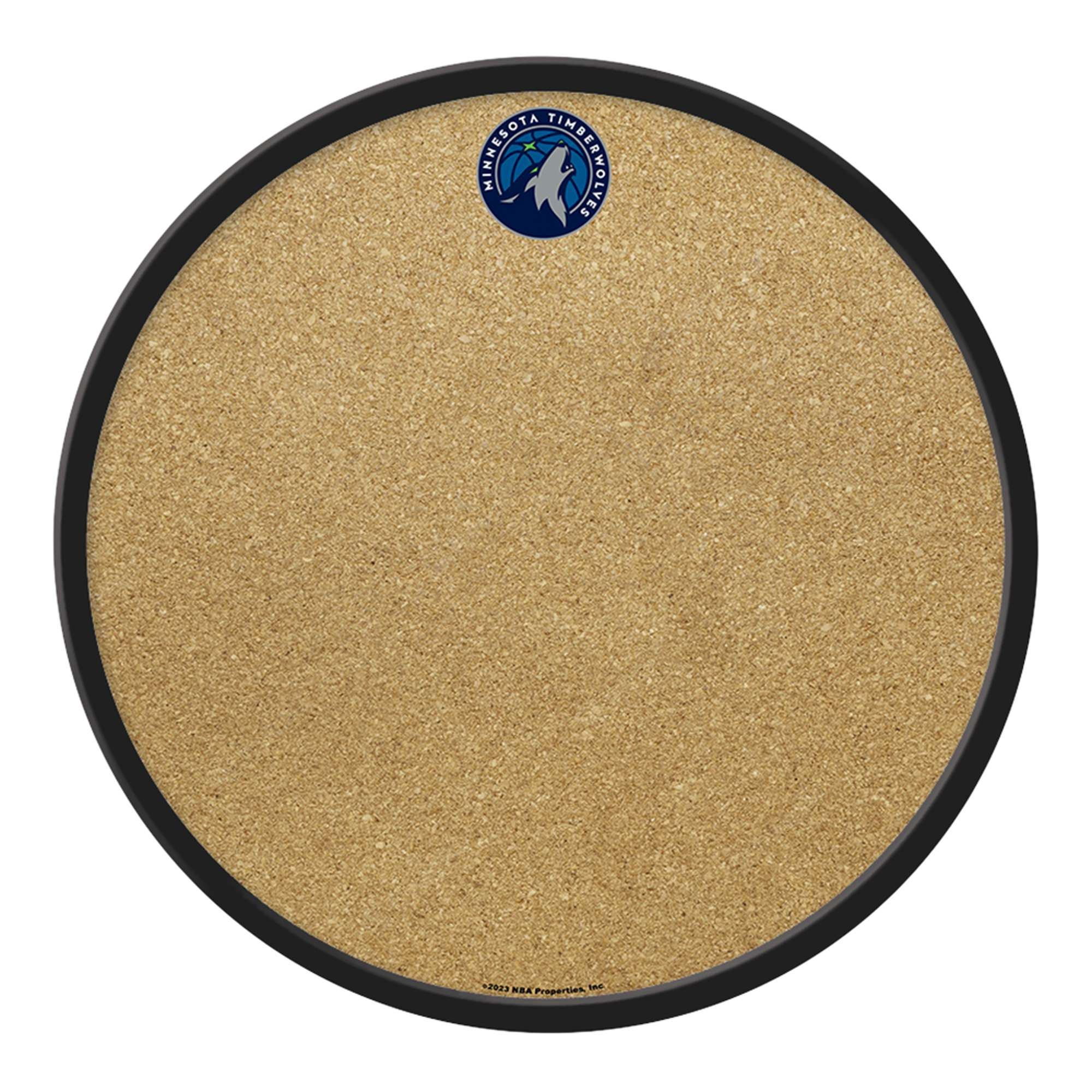 Minnesota Timberwolves: Modern Disc Cork Board