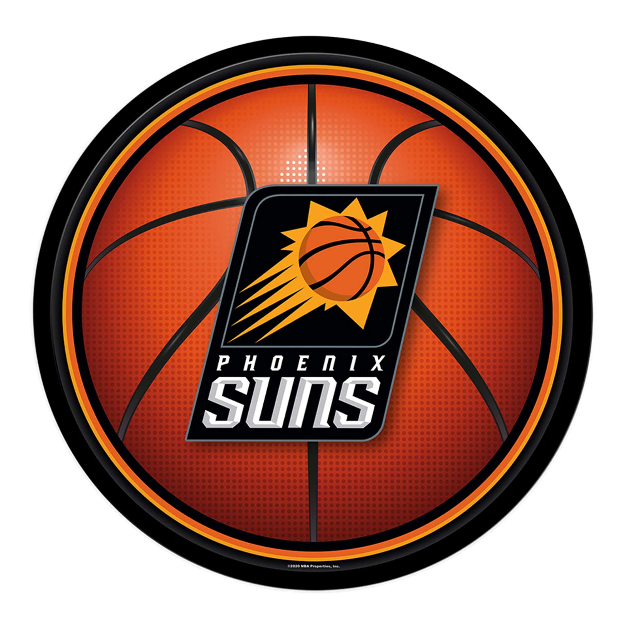 Phoenix Suns: Basketball - Modern Disc Wall Sign