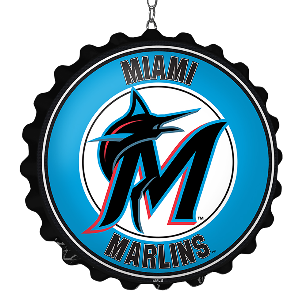Miami Marlins Bottle Cap Dangler  