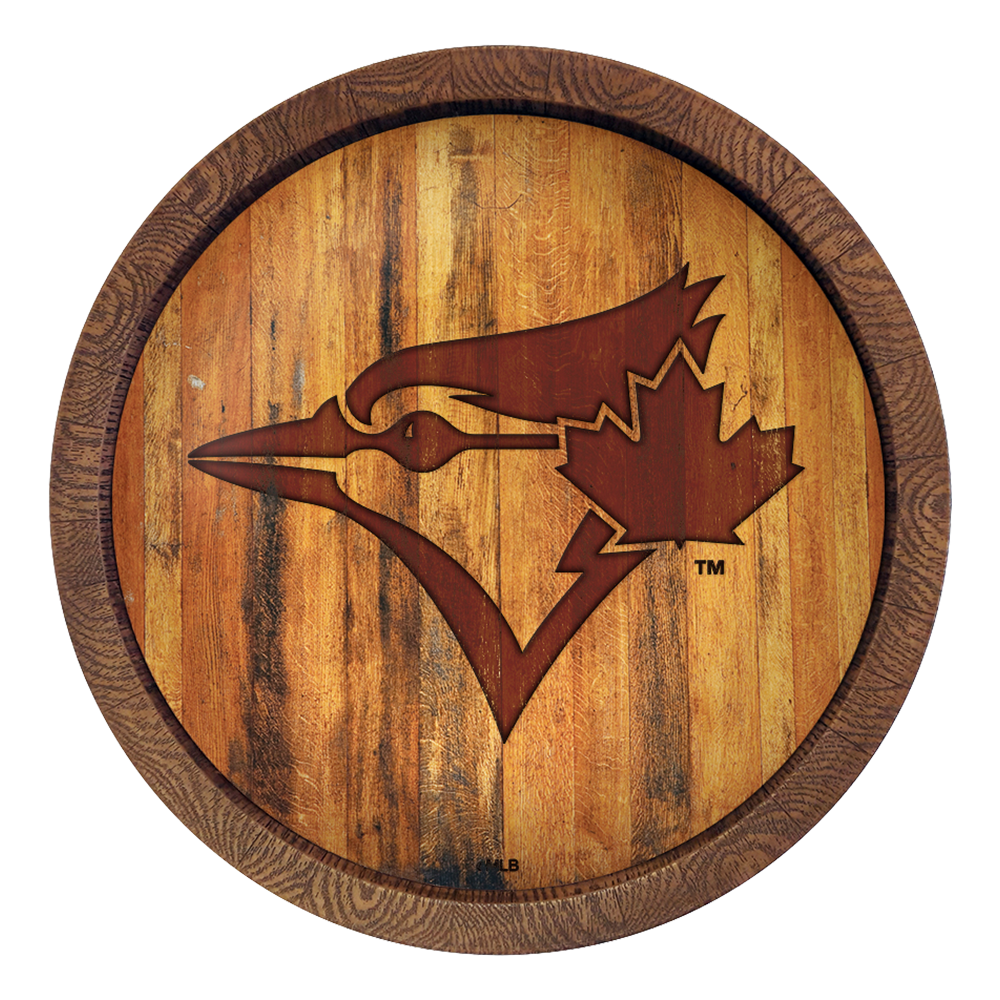 Toronto Blue Jays Logo - Branded "Faux" Barrel Top Sign  