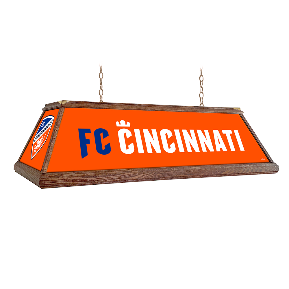 FC Cincinnati: Premium Wood Pool Table Light  