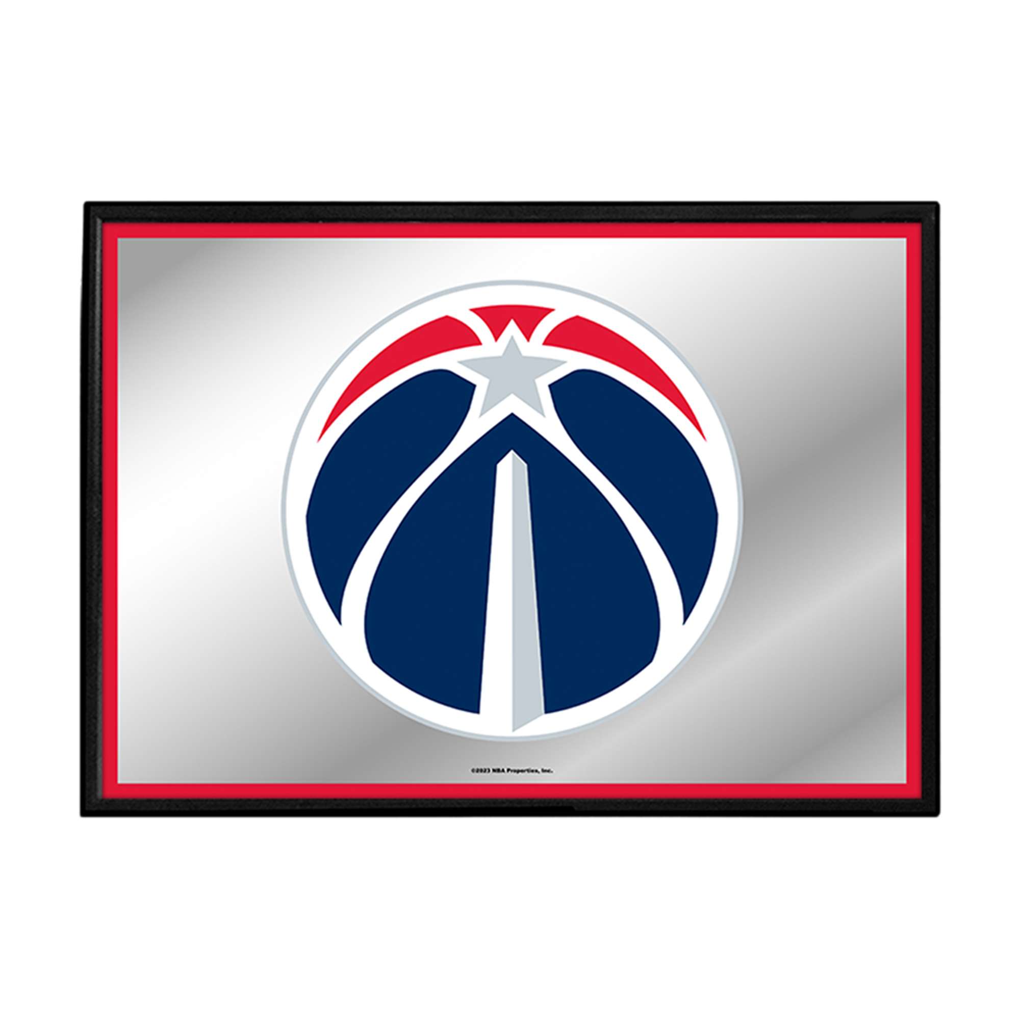 Washington Wizards: Framed Mirrored Wall Sign