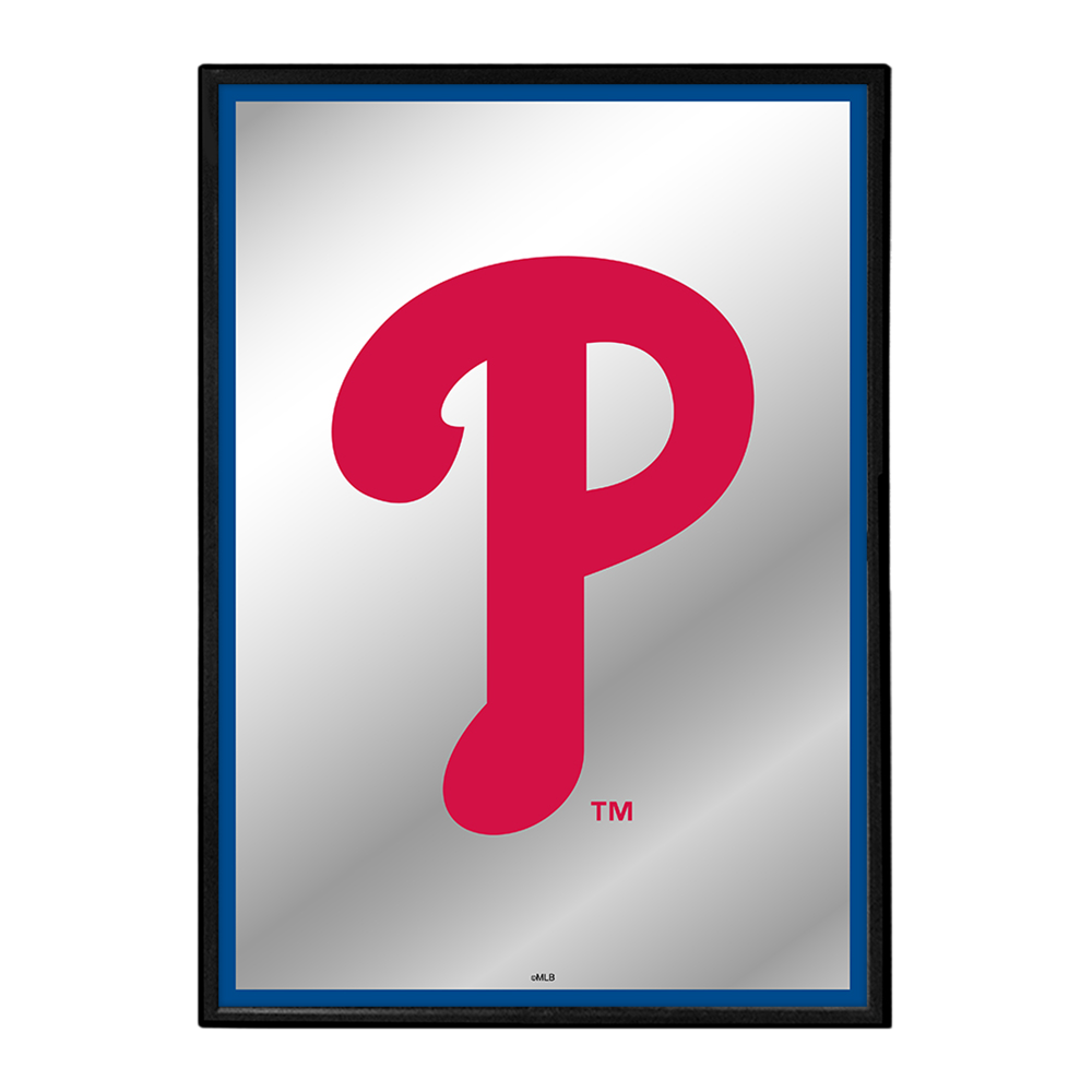 Philadelphia Phillies Vertical Framed Mirrored Wall Sign  