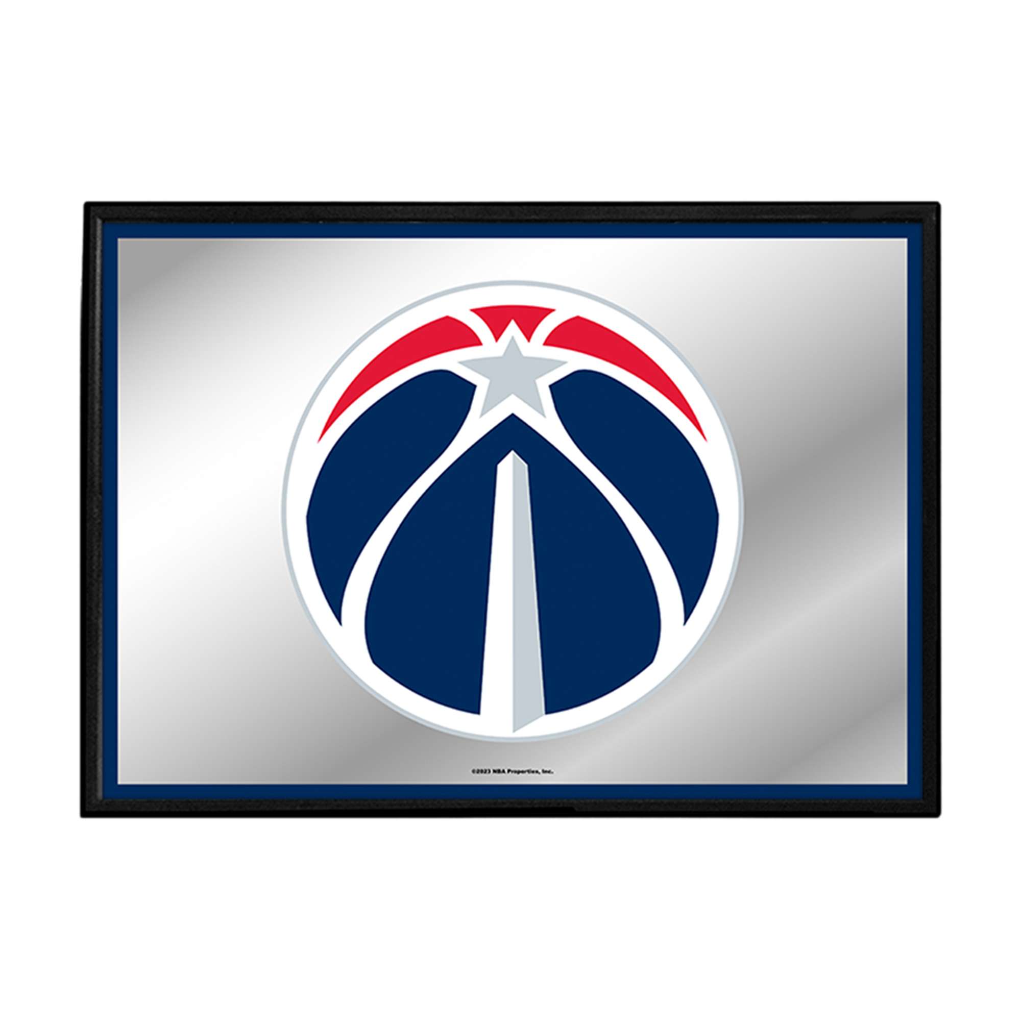 Washington Wizards: Framed Mirrored Wall Sign