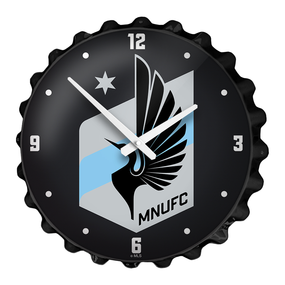 Minnesota United FC: Bottle Cap Wall Clock  