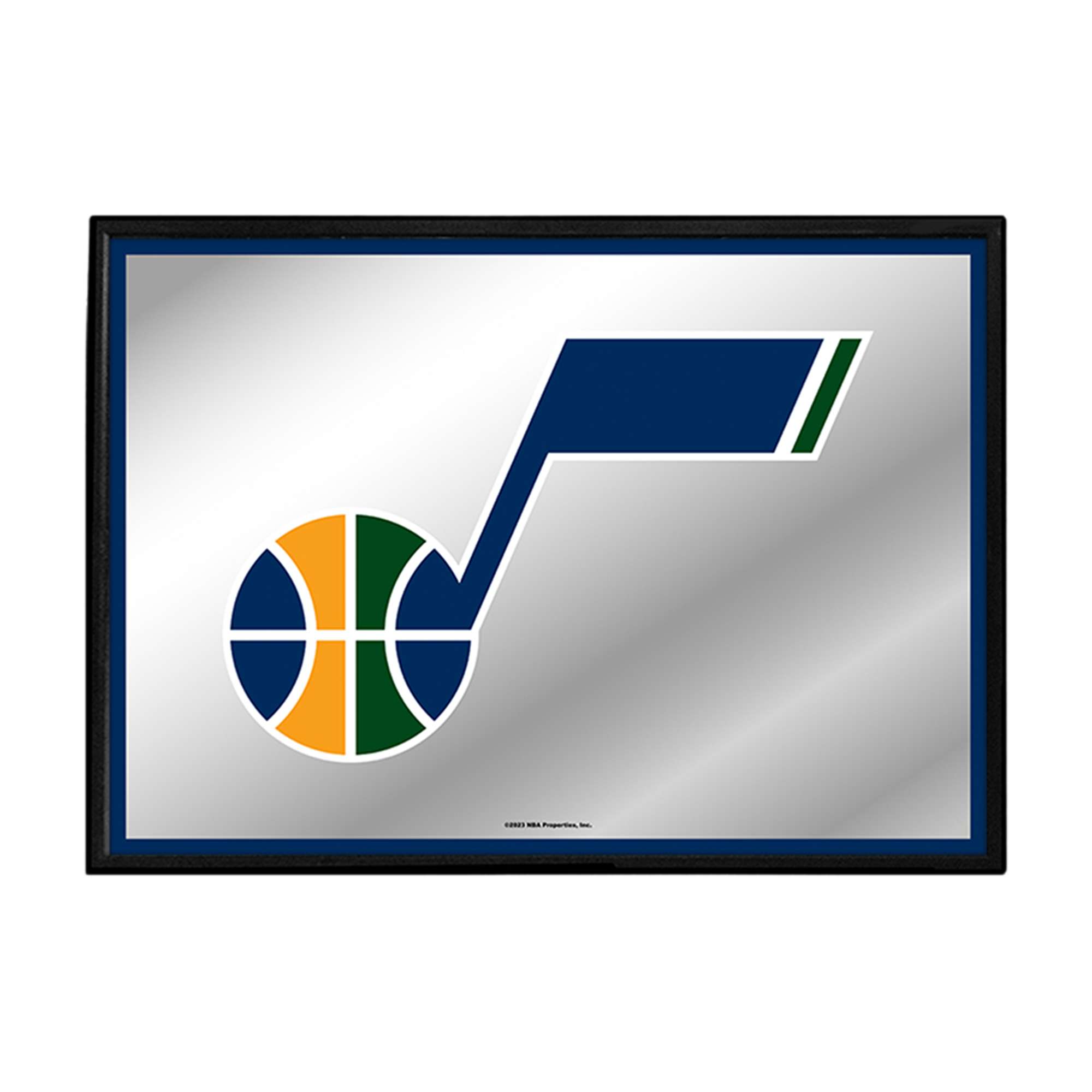 Utah Jazz: Framed Mirrored Wall Sign