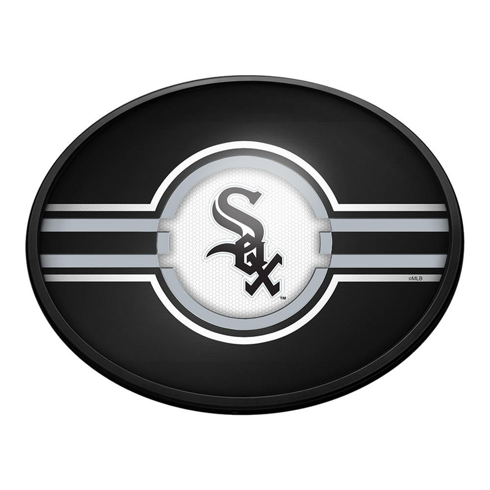 Chicago White Sox Oval Slimline Lighted Wall Sign  