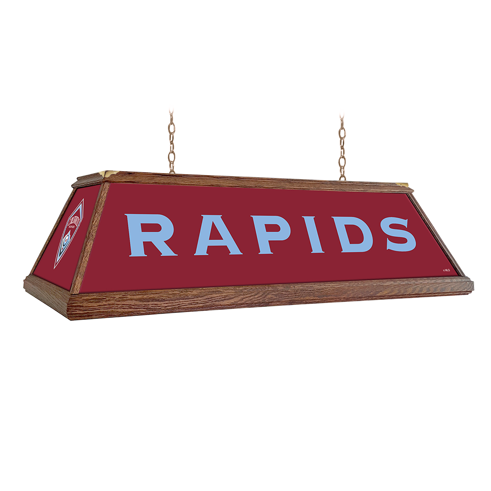 Colorado Rapids: Premium Wood Pool Table Light