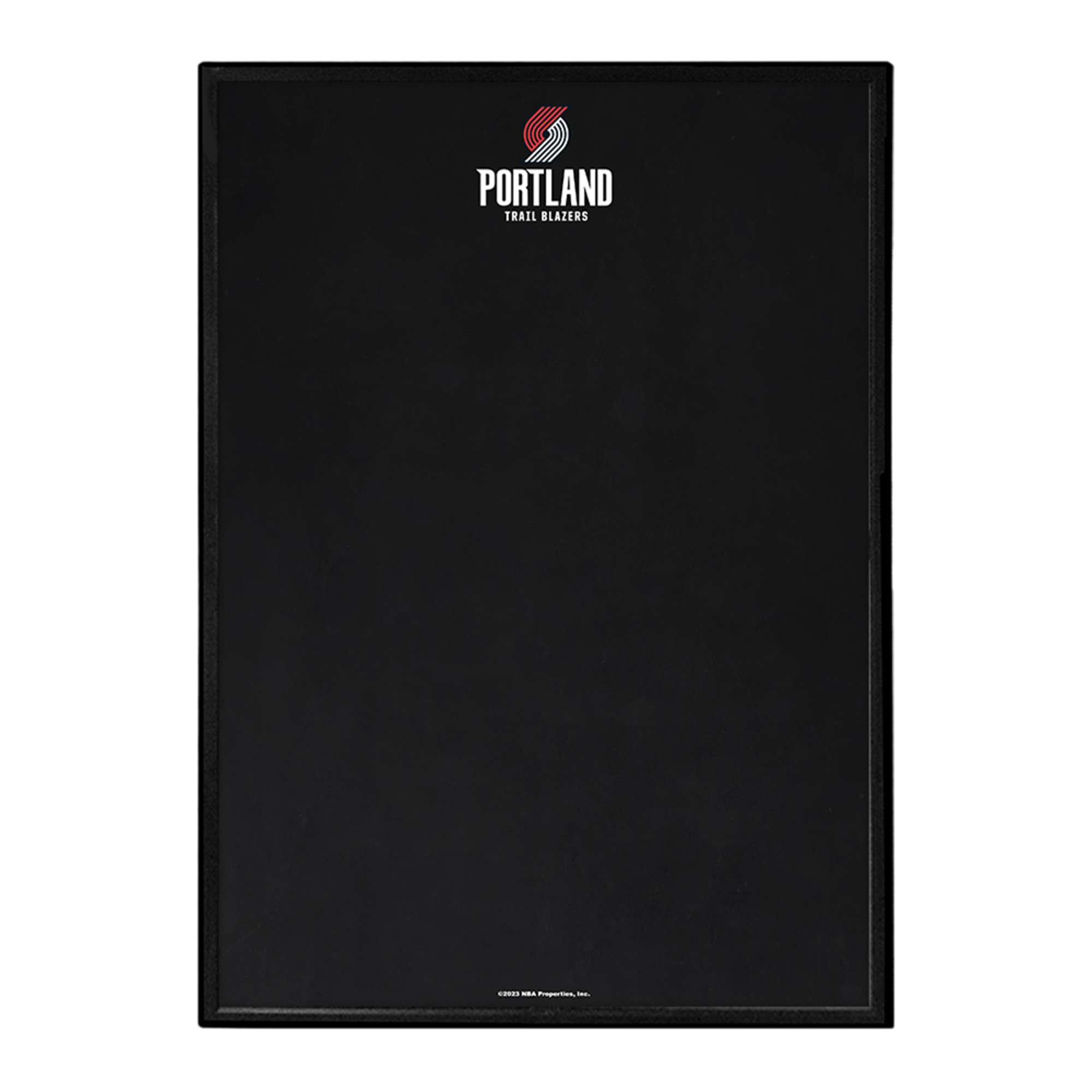 Portland Trail Blazers: Framed Chalkboard