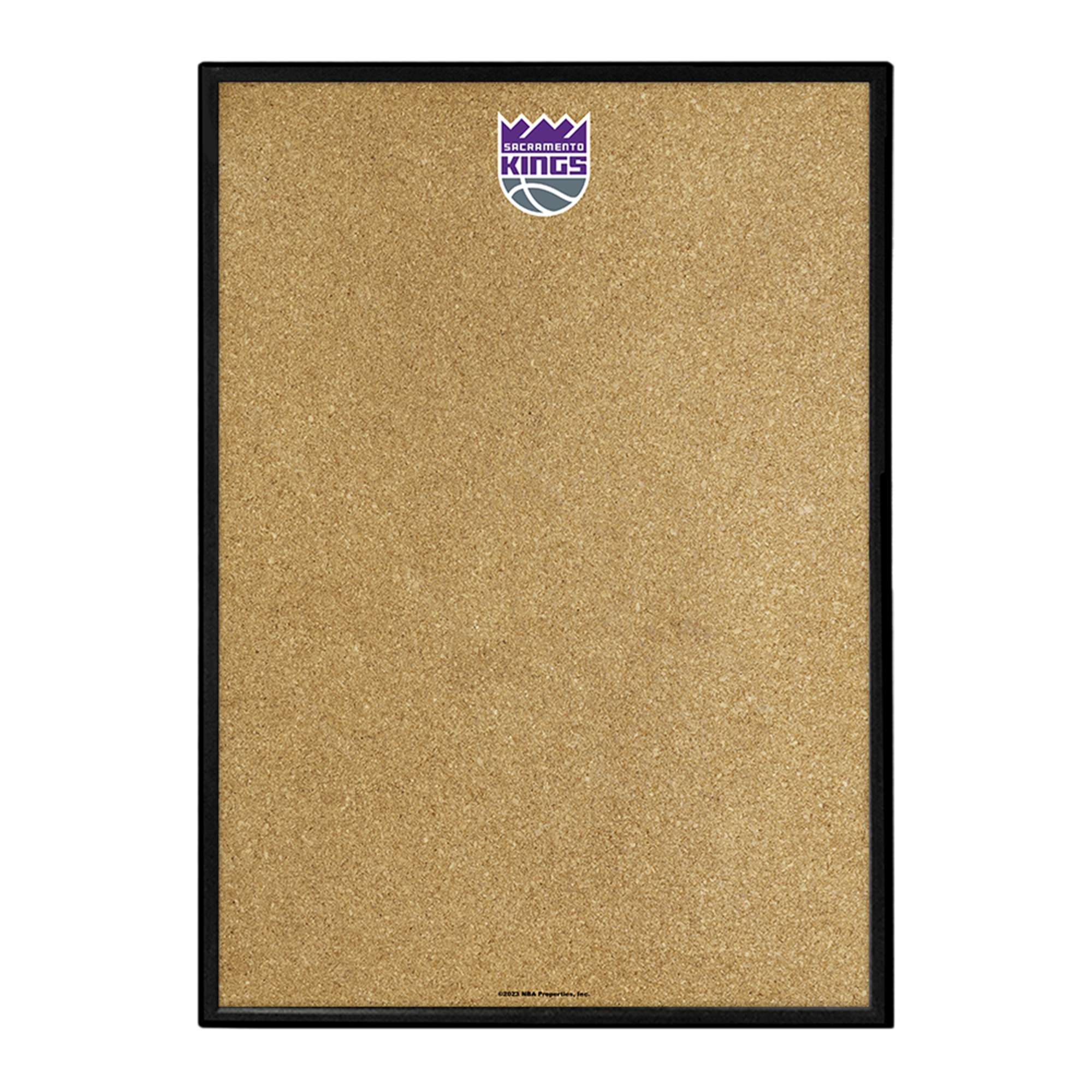 Sacramento Kings: Framed Corkboard