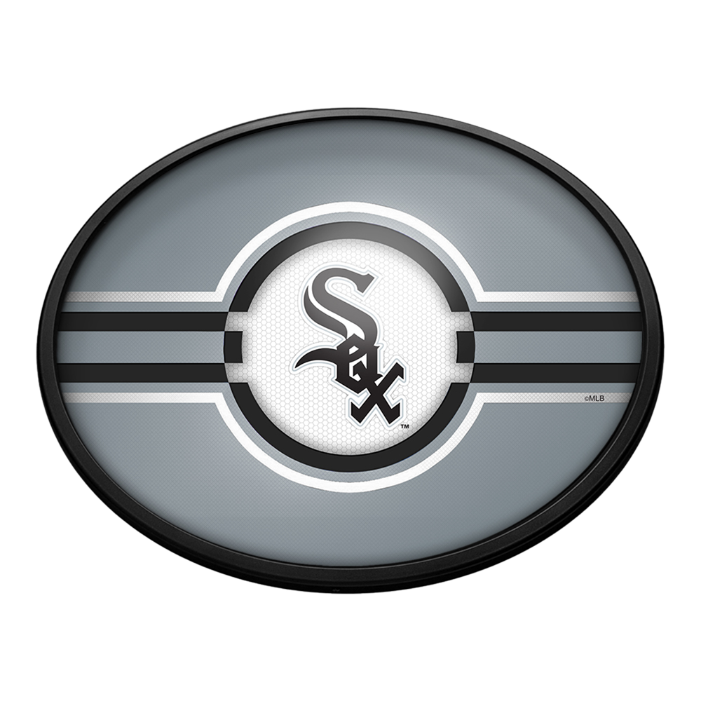 Chicago White Sox Oval Slimline Lighted Wall Sign  
