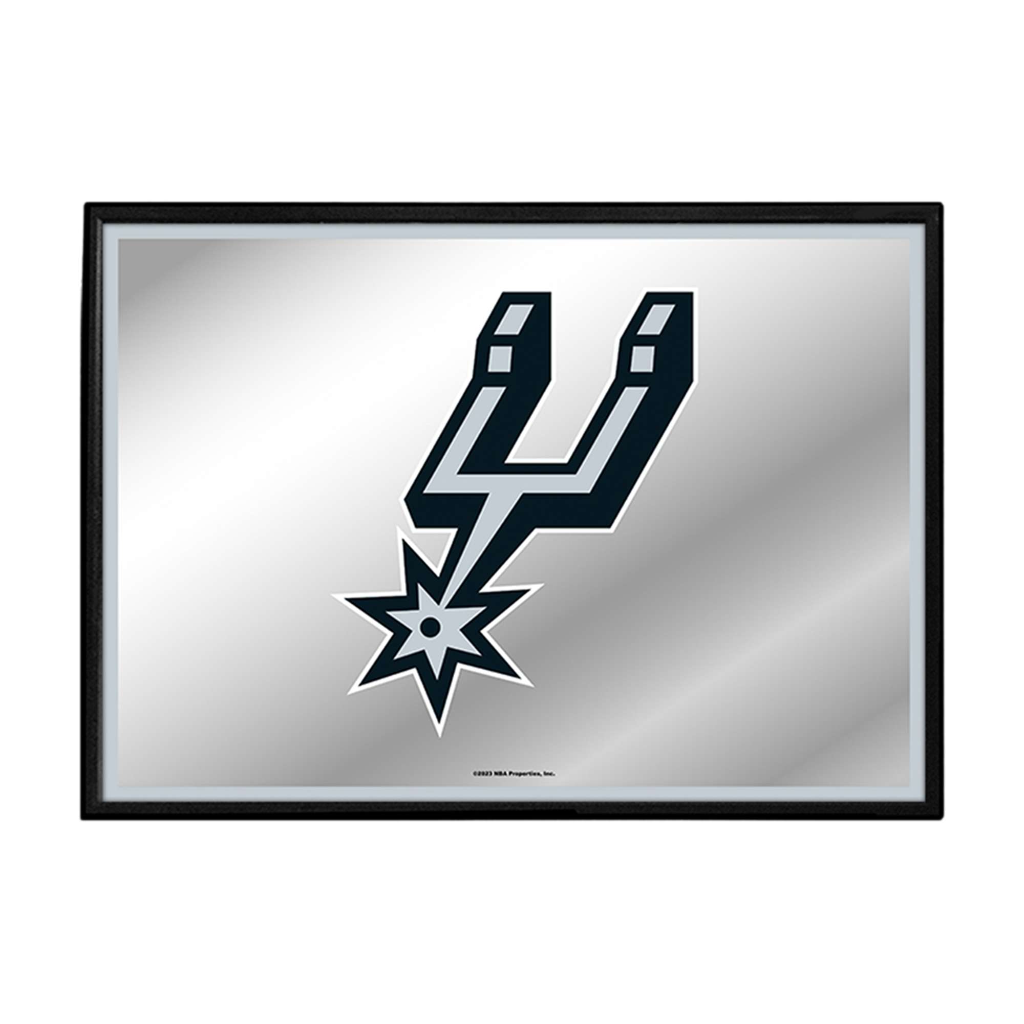 San Antonio Spurs: Framed Mirrored Wall Sign