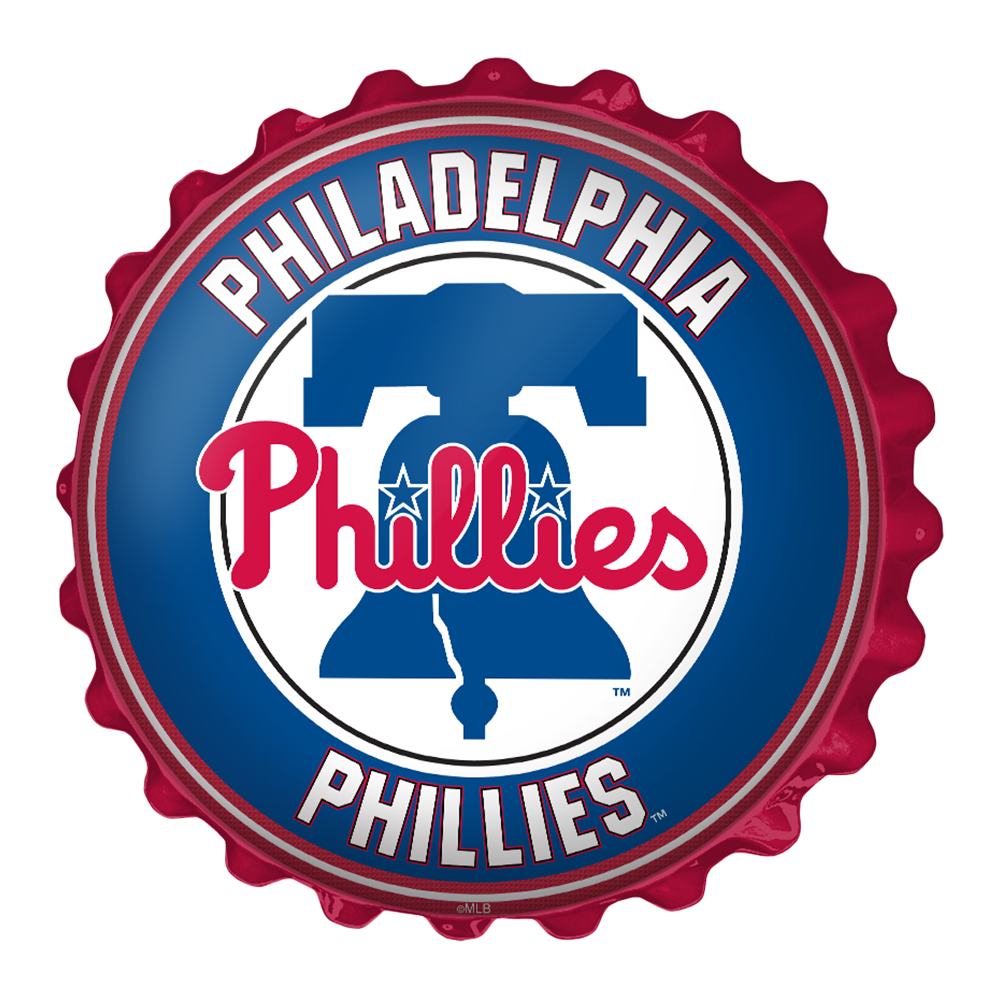 Philadelphia Phillies Bottle Cap Wall Sign  