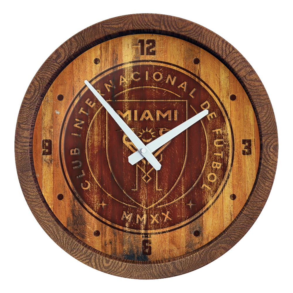 Inter Miami CF: Branded "Faux" Barrel Top Clock  
