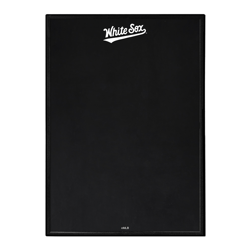 Chicago White Sox Wordmark - Framed Chalkboard  