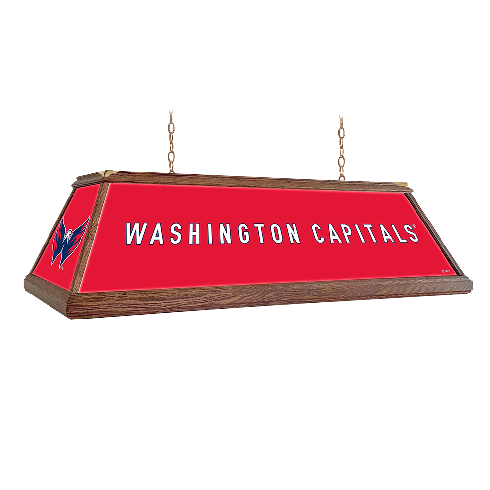 Washington Capitals Premium Wood Pool Table Light  