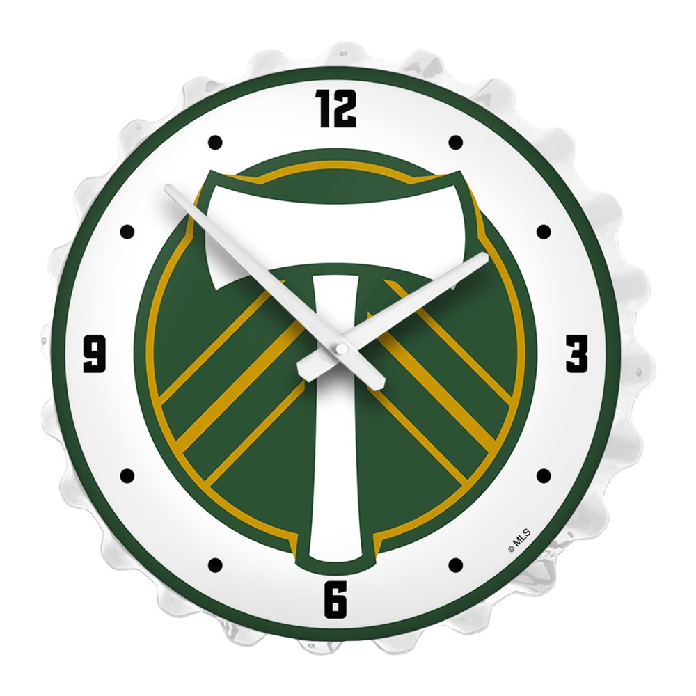 Portland Timbers: Bottle Cap Lighted Wall Clock