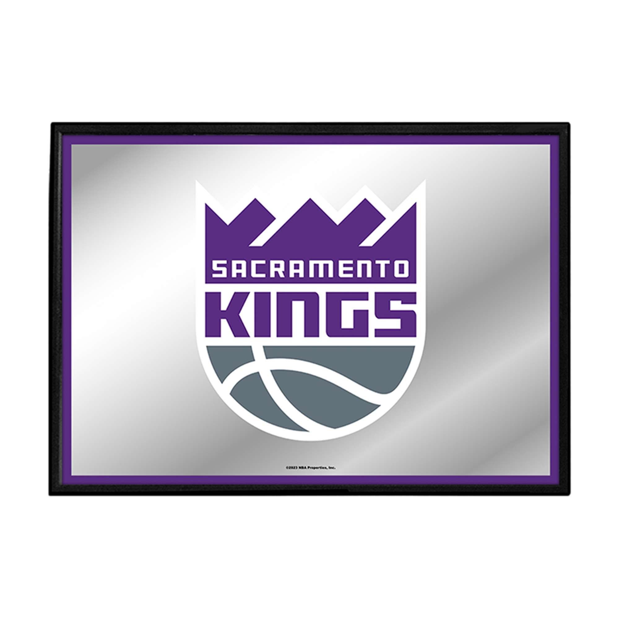 Sacramento Kings: Framed Mirrored Wall Sign