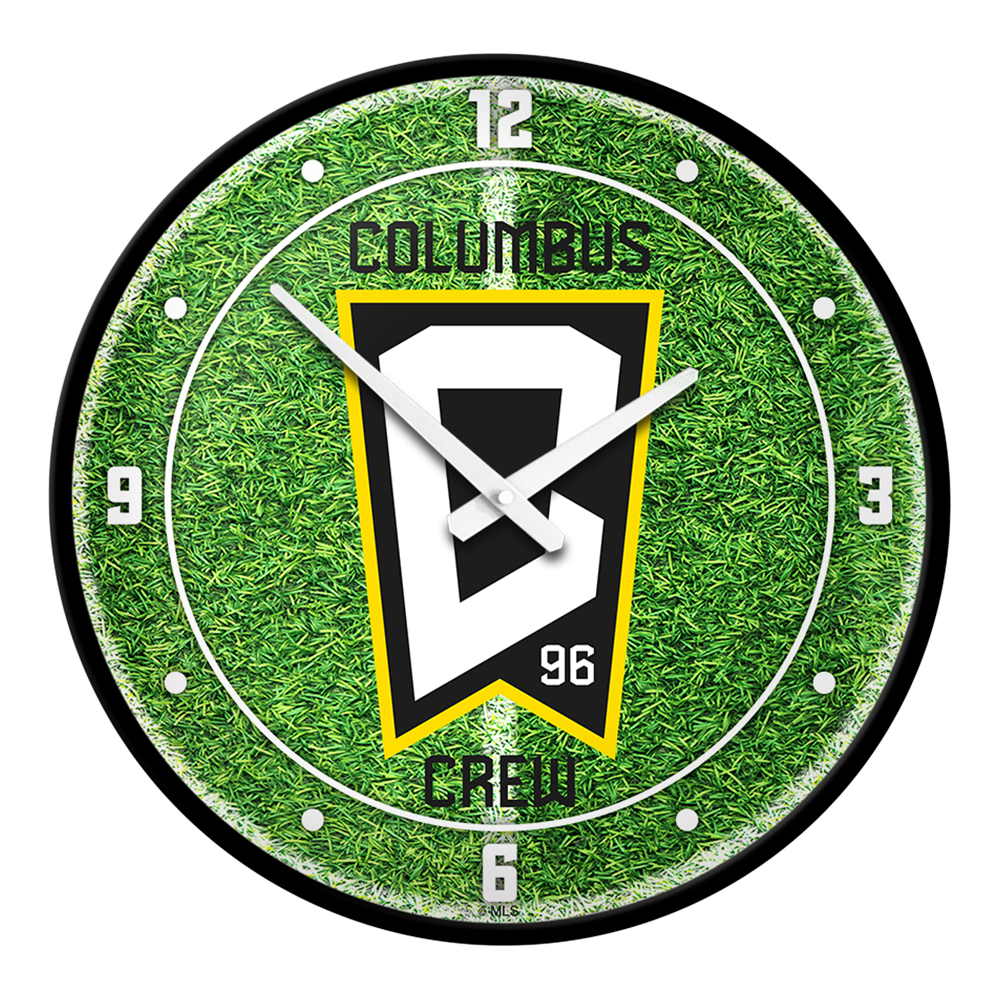 Columbus Crew: Pitch - Modern Disc Wall Clock