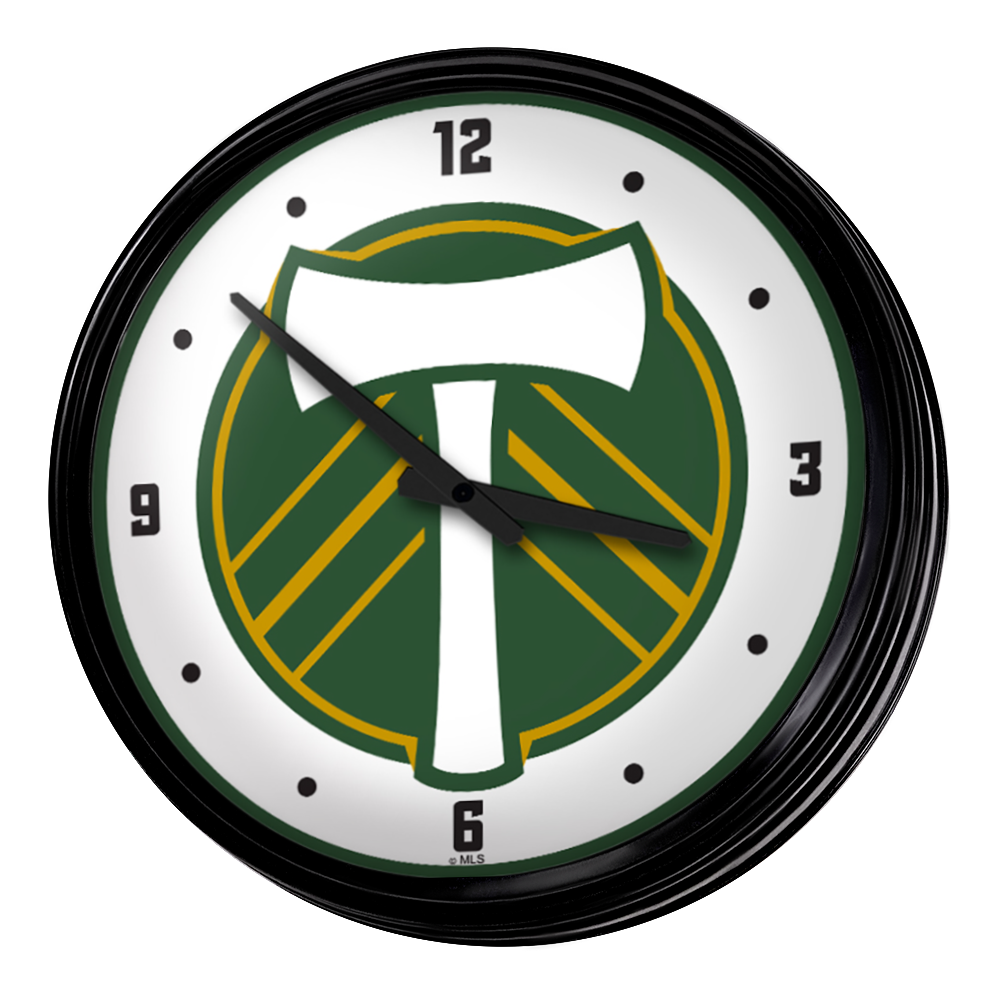 Portland Timbers: Retro Lighted Wall Clock