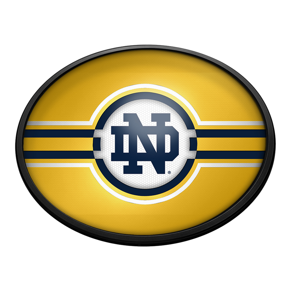 Notre Dame Fighting Irish: Oval Slimline Lighted Wall Sign