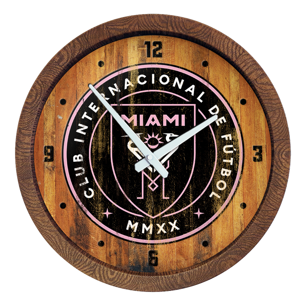 Inter Miami CF: Weathered "Faux" Barrel Top Clock  
