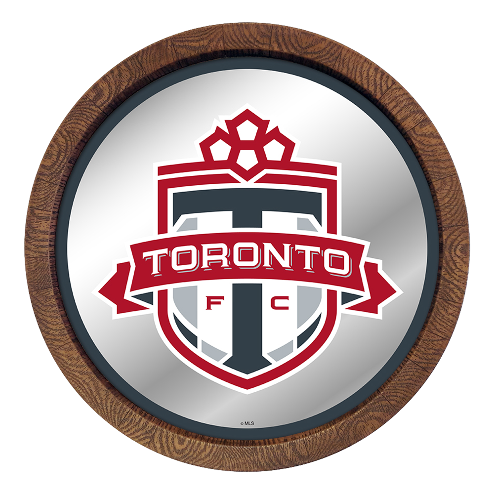 Toronto FC: Barrel Top Framed Mirror Mirrored Wall Sign