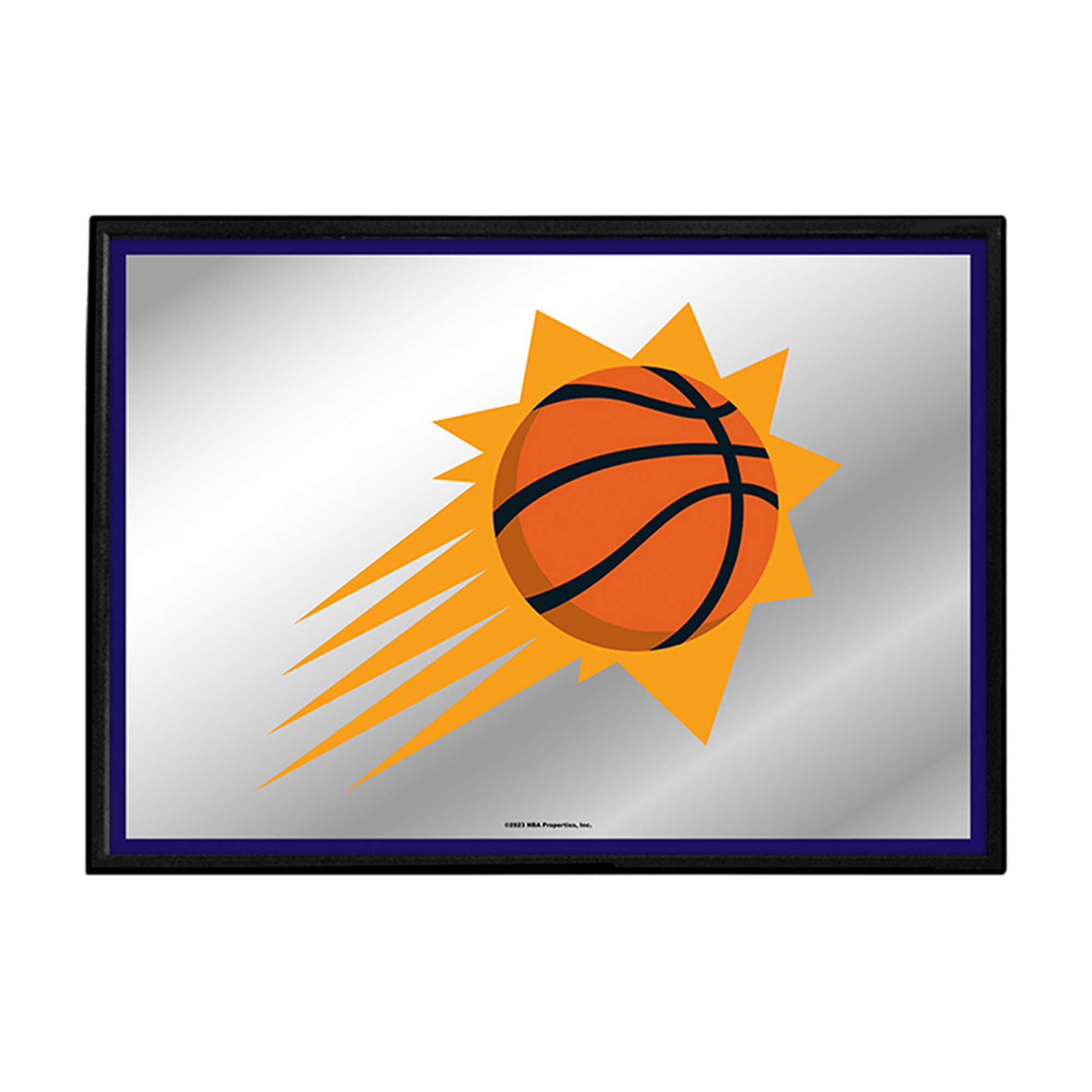 Phoenix Suns: Framed Mirrored Wall Sign