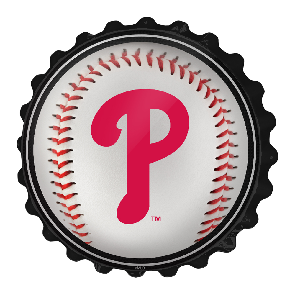 Philadelphia Phillies Baseball - Bottle Cap Wall Sign  