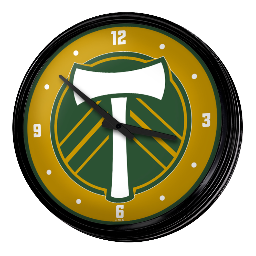 Portland Timbers: Retro Lighted Wall Clock