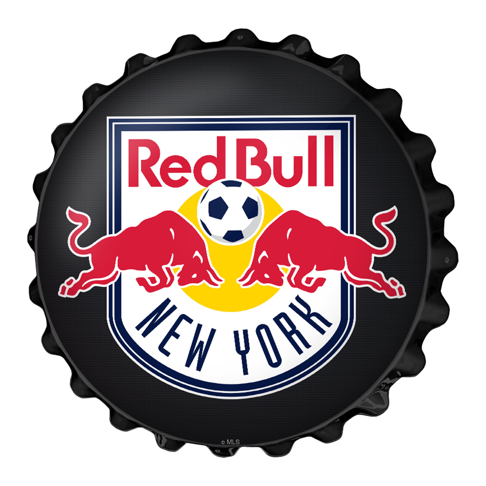 New York Red Bulls: Bottle Cap Wall Sign