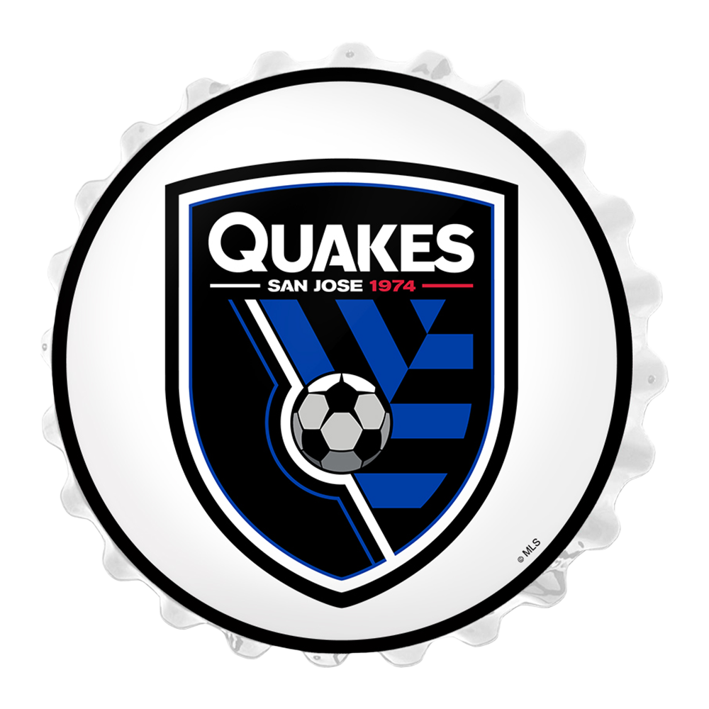 San Jose Earthquakes: Bottle Cap Wall Light