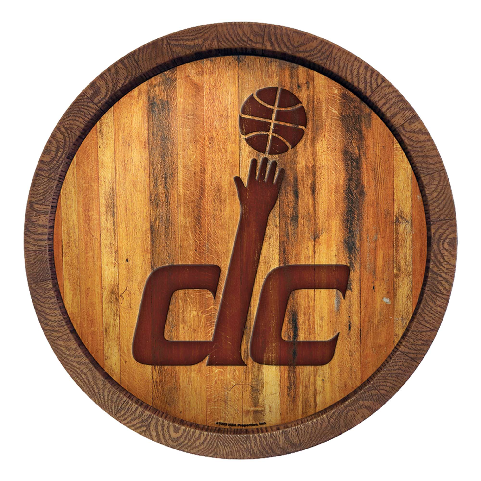Washington Wizards: Logo - "Faux" Barrel Top Sign  