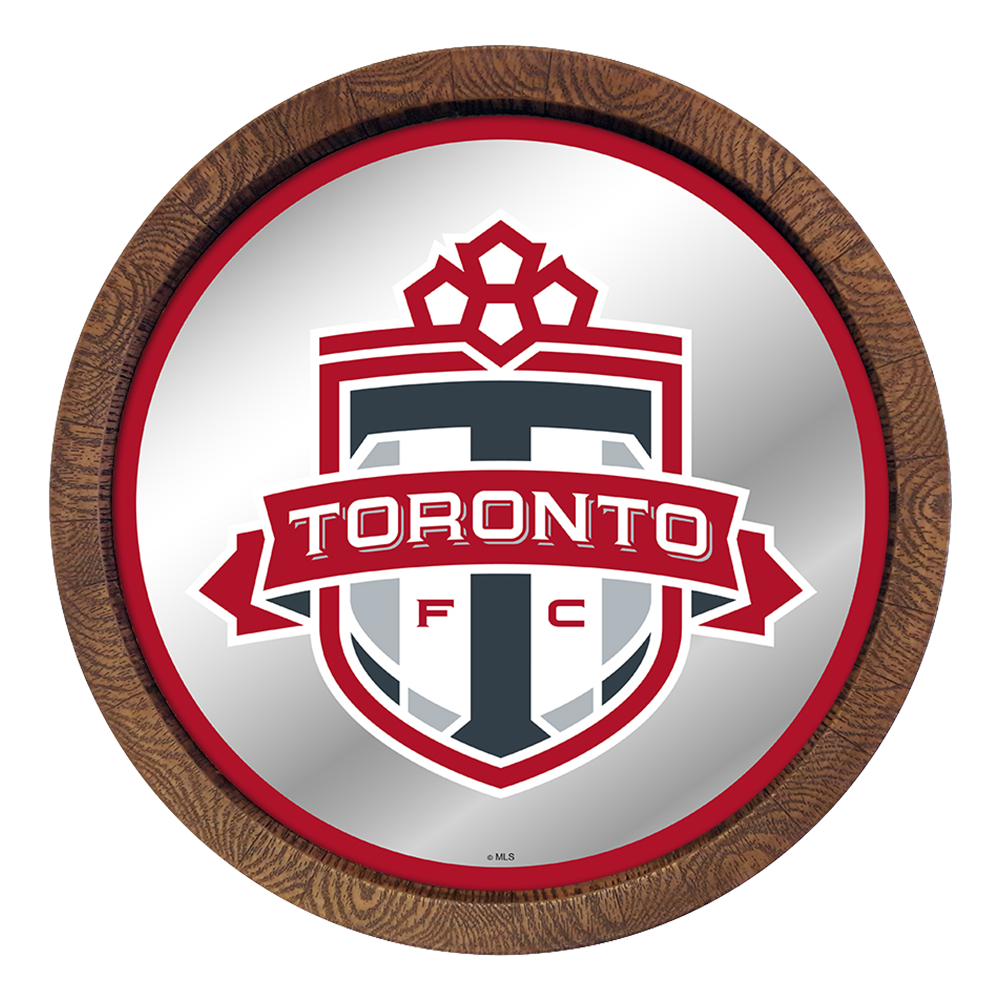 Toronto FC: Barrel Top Framed Mirror Mirrored Wall Sign  
